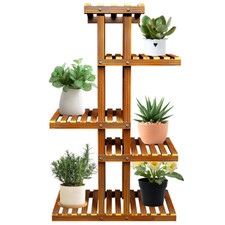 5 Tier Wood Plant Stand Indoor
