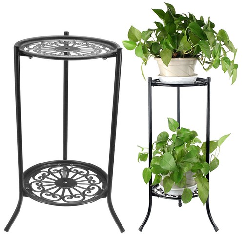 Metal plant stand tier - stand, tall