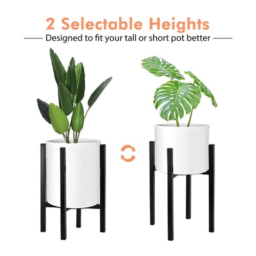 Metal plant pot stand - pot,