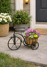 Metal Bicycle Planter Garden
