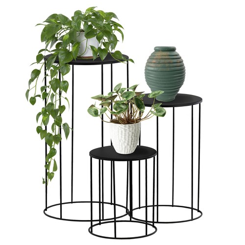 Indoor plant stands round - indoor,