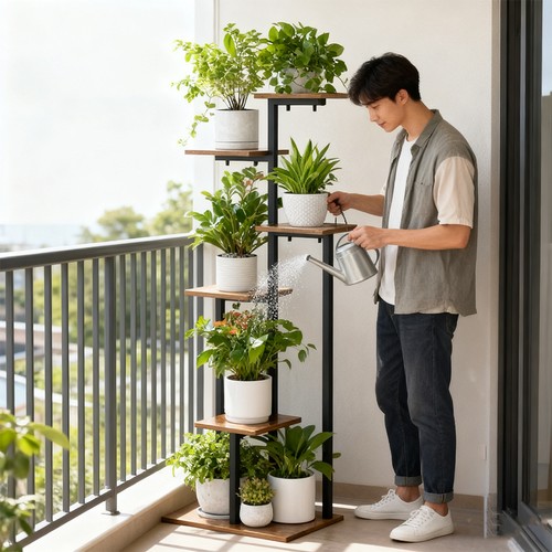 Tiered plant stand - plant,