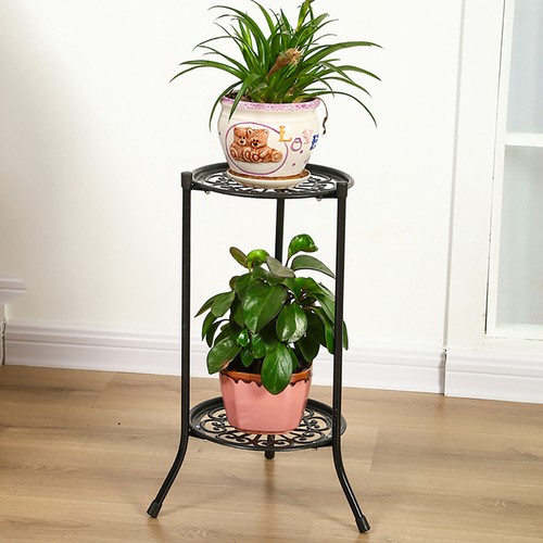 Tiers metal plant stand - tiers,
