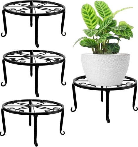 Latern 4pcs metal plant - 4pcs,