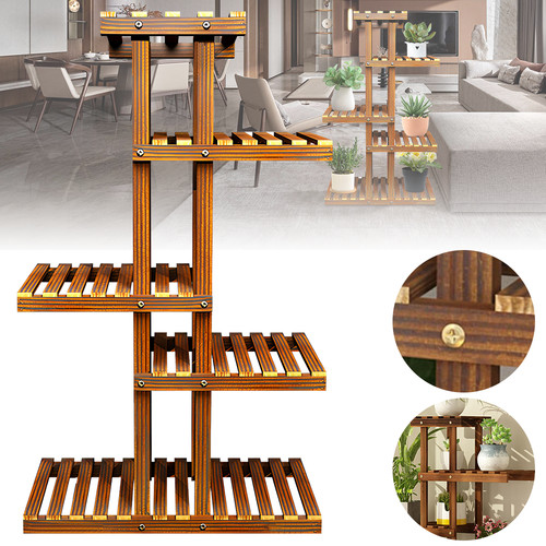 Tier wooden plant - 5, shelf