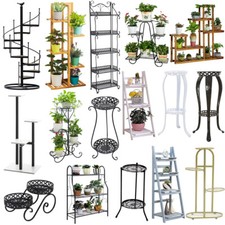 Metal/Wooden Plant Stand